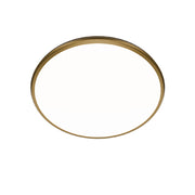 dweLED FM-37522 Parthenon 1-lt 22" LED Flush Mount - Aged Brass