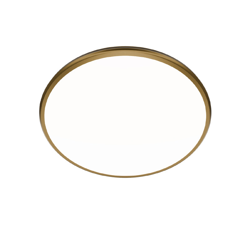 dweLED FM-37522 Parthenon 1-lt 22" LED Flush Mount - Aged Brass