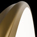 dweLED FM-37522 Parthenon 1-lt 22" LED Flush Mount - Aged Brass