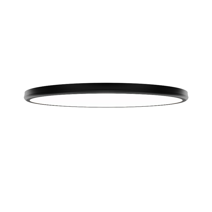 dweLED FM-37522 Parthenon 1-lt 22" LED Flush Mount - Black