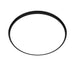 dweLED FM-37522 Parthenon 1-lt 22" LED Flush Mount - Black