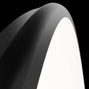 dweLED FM-37522 Parthenon 1-lt 22" LED Flush Mount - Black