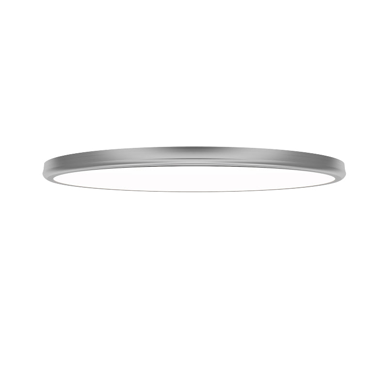 dweLED FM-37522 Parthenon 1-lt 22" LED Flush Mount - Brushed Nickel