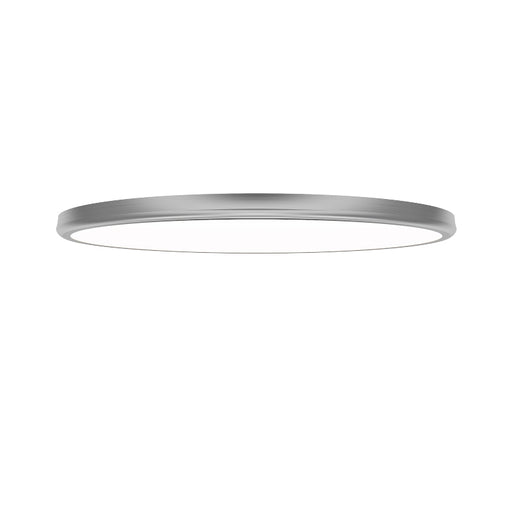 dweLED FM-37522 Parthenon 1-lt 22" LED Flush Mount - Brushed Nickel