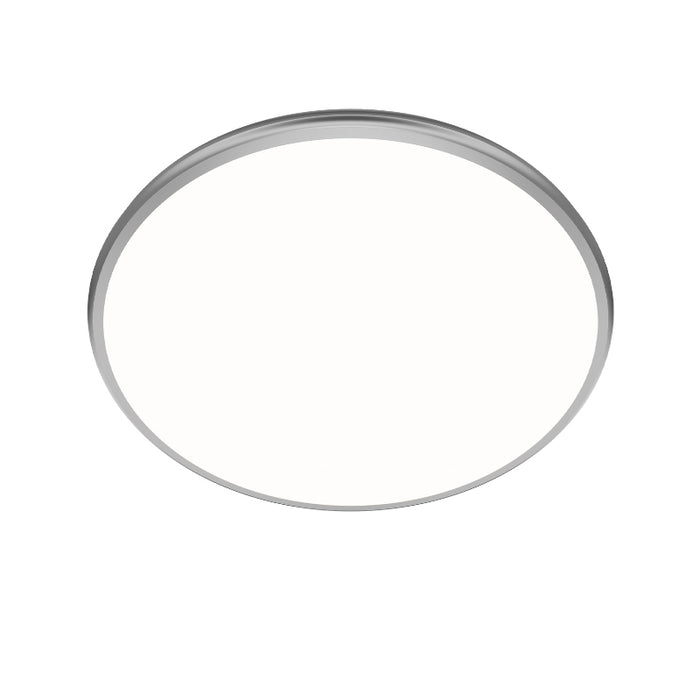 dweLED FM-37522 Parthenon 1-lt 22" LED Flush Mount - Brushed Nickel