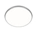 dweLED FM-37522 Parthenon 1-lt 22" LED Flush Mount - Brushed Nickel