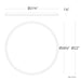 dweLED FM-37522 Parthenon 1-lt 22" LED Flush Mount