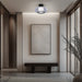 dweLED FM-48513 Doma 1-lt 14" LED Semi-Flush Mount