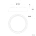Modern Forms FM-51322 Gilt 1-lt 22" LED Flush Mount