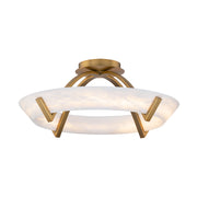 Modern Forms FM-54519 Copa 1-lt 19" LED Flush Mount - Aged Brass