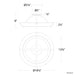 Modern Forms FM-54519 Copa 1-lt 19" LED Flush Mount