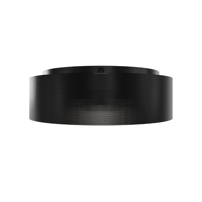 dweLED FM-57512 Grille 1-lt 12" LED Flush Mount - Black