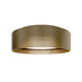 dweLED FM-57512 Grille 1-lt 12" LED Flush Mount - Aged Brass