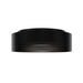 dweLED FM-57512 Grille 1-lt 12" LED Flush Mount - Black