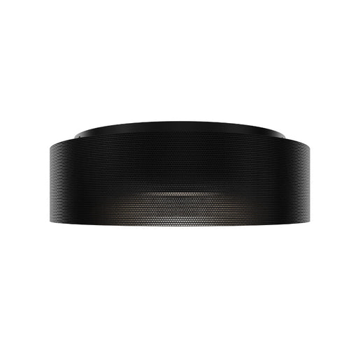 dweLED FM-57518 Grille 1-lt 18" LED Flush Mount - Black