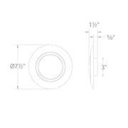 WAC FM-616G2 I Can't Believe It's Not Recessed 8" LED Flush Mount