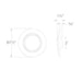 WAC FM-616G2 I Can't Believe It's Not Recessed 8" LED Flush Mount