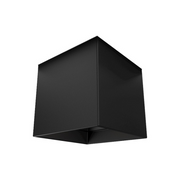 dweLED FM-W47203 Downtown 1-lt 4" LED Outdoor Ceiling Mount - Black