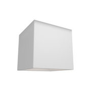 dweLED FM-W47203 Downtown 1-lt 4" LED Outdoor Ceiling Mount - White