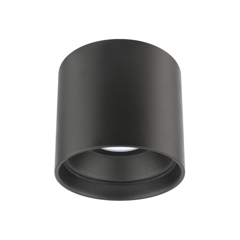 dweLED FM-W47204 Downtown 1-lt 4" LED Outdoor Ceiling Mount - Black