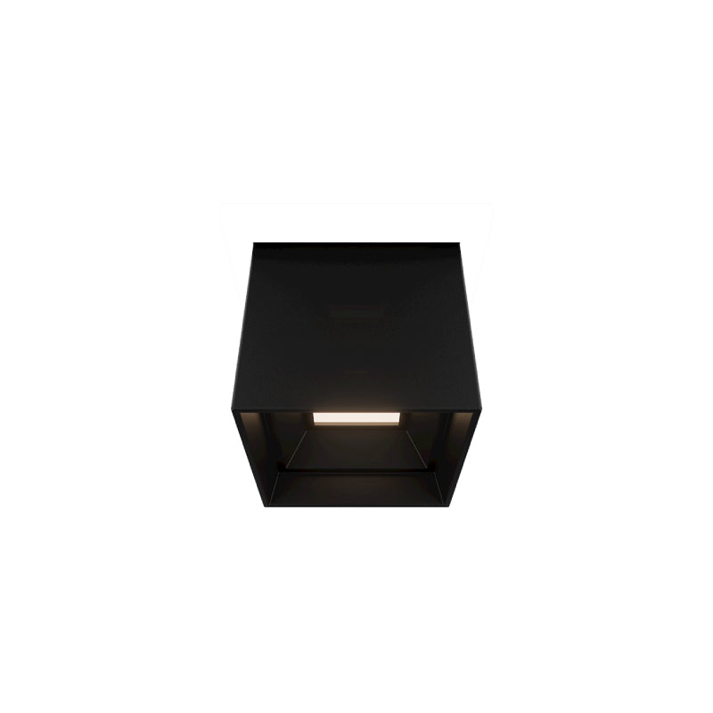Modern Forms FM-W62204 Kube 5" LED Outdoor Flush Mount - Black