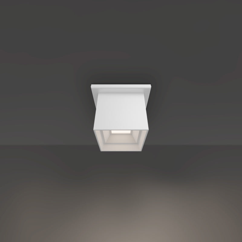 Modern Forms FM-W62204 Kube 5" LED Outdoor Flush Mount - White
