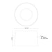 Kuzco FM16520-3WCCT-UNV Etta 1-lt 20" LED Flush Mount, 3CCT Selectable