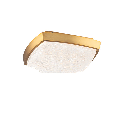 Modern Forms FM238611 Kenji 1-lt 11" LED Flush Mount - Aged Brass