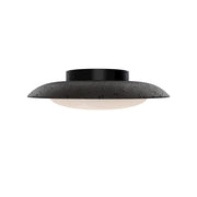 Modern Forms FM264620 Saturno 1-lt 20" LED Flush Mount - Basalt Stone/Black