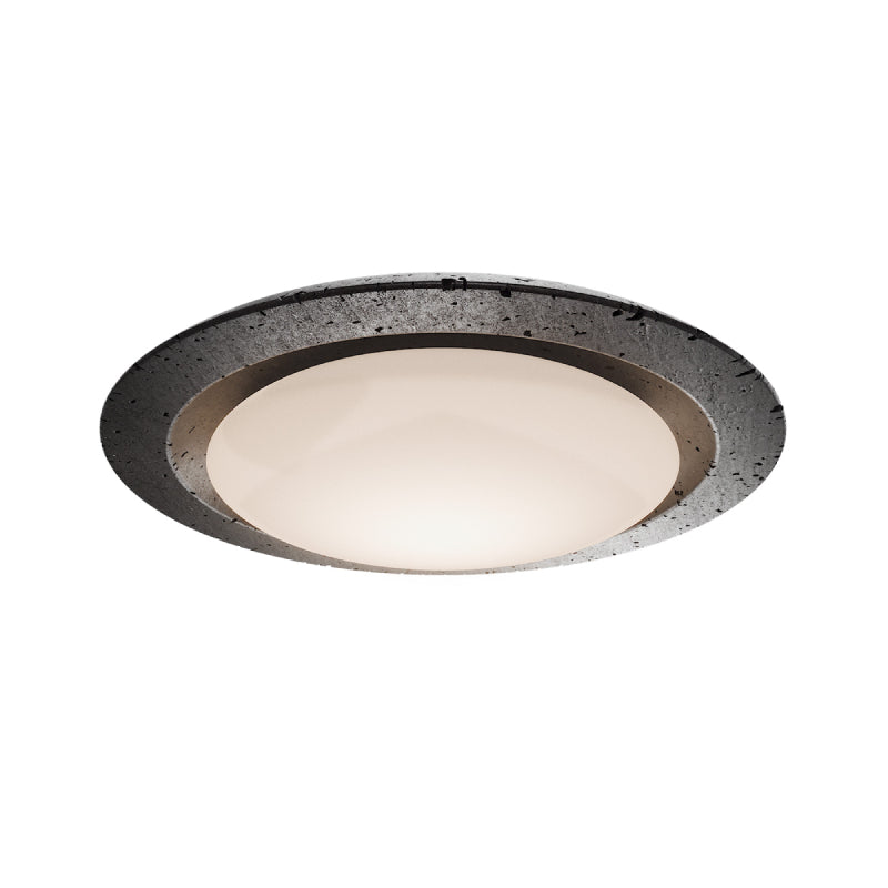 Modern Forms FM264620 Saturno 1-lt 20" LED Flush Mount - Basalt Stone/Black