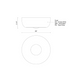 Kuzco FM68506 Hayden 1-lt 6" LED Flush Mount