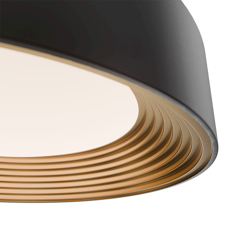 dweLED FM701618 Gaston 1-lt 18" LED Flush Mount, 4CCT