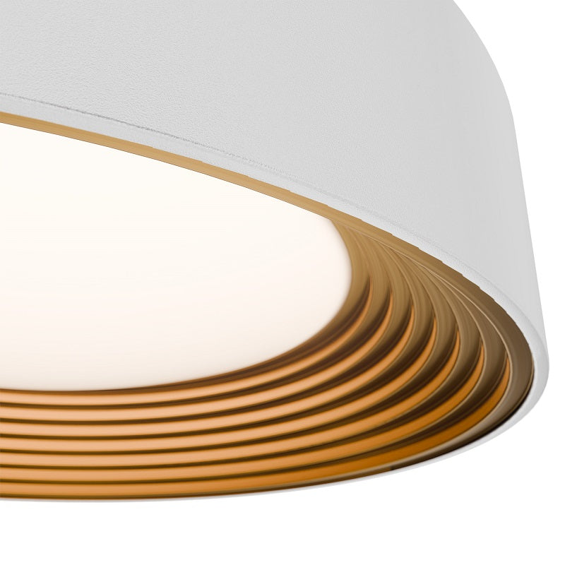 dweLED FM701618 Gaston 1-lt 18" LED Flush Mount, 4CCT