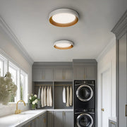 dweLED FM701618 Gaston 1-lt 18" LED Flush Mount, 4CCT