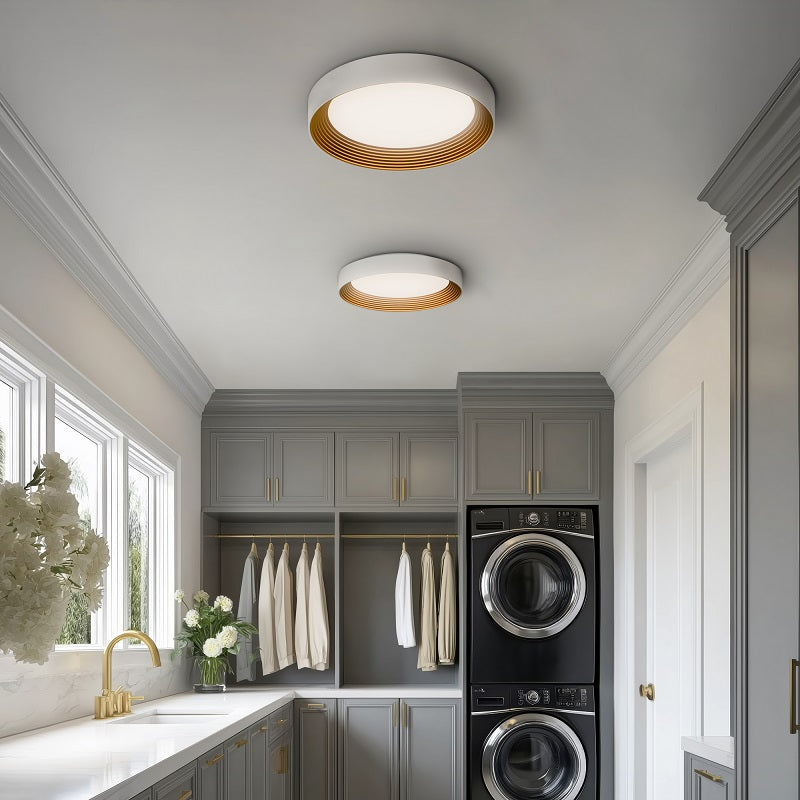 dweLED FM701626 Gaston 1-lt 26" LED Flush Mount, 4CCT