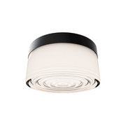 dweLED FMW703605 Balto I 1-lt 5" LED Outdoor Flush Mount, 4CCT - Black