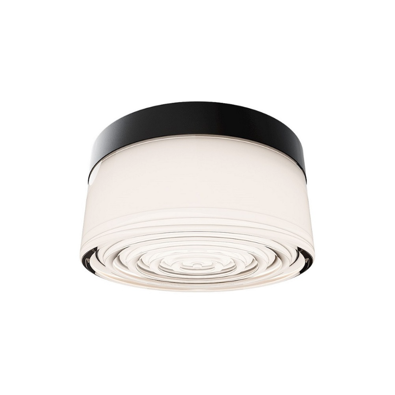 dweLED FMW703605 Balto I 1-lt 5" LED Outdoor Flush Mount, 4CCT - Black