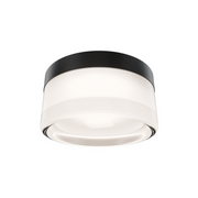 dweLED FMW704605 Balto II 1-lt 5" LED Outdoor Flush Mount, 4CCT - Black