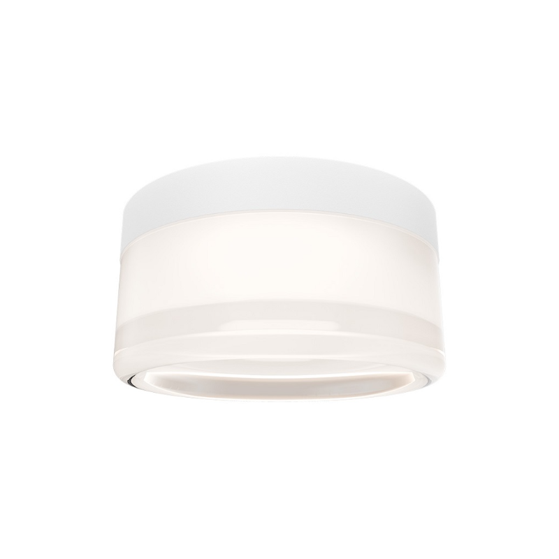 dweLED FMW704605S Balto II 1-lt 5" LED Outdoor Flush Mount - White