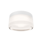 dweLED FMW704605 Balto II 1-lt 5" LED Outdoor Flush Mount, 4CCT - White