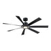 Fanimation FPD7060 Lenzi 60" Ceiling Fan with LED Light Kit - Black/Brushed Nickel