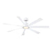 Fanimation FPD7060 Lenzi 60" Ceiling Fan with LED Light Kit - Matte White