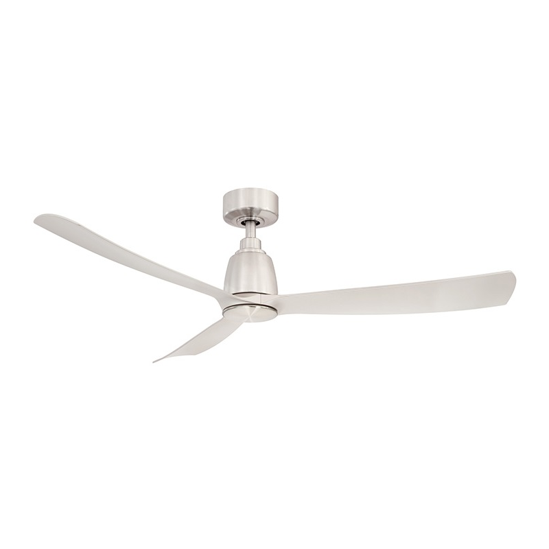 Fanimation FPD8534 Kute 52" Ceiling Fan with LED Light Kit - Brushed nickel