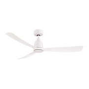Fanimation FPD8534 Kute 52" Ceiling Fan with LED Light Kit - Matte white