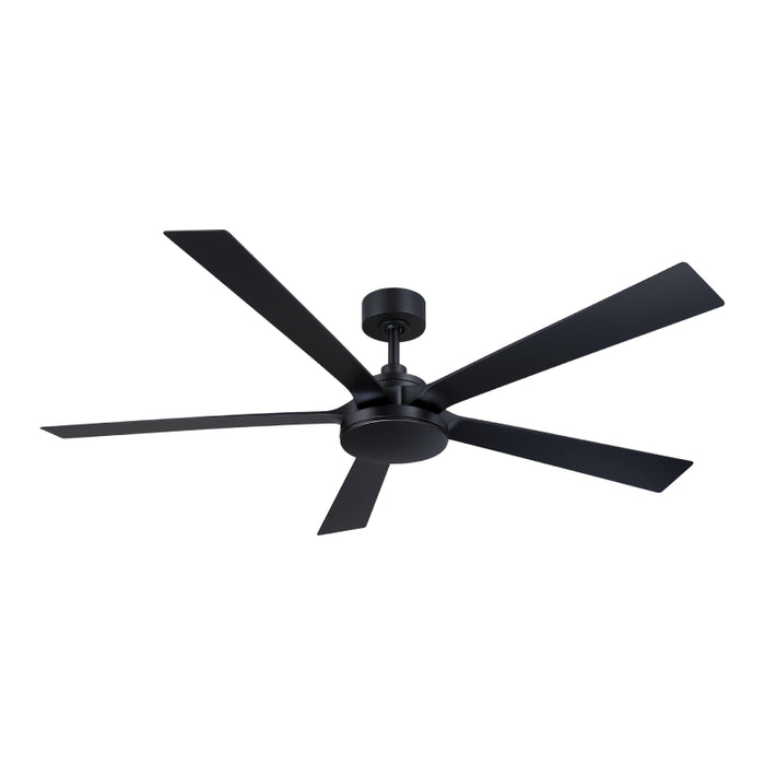 Fanimation FPD8564 TorchAire 64" Indoor/Outdoor Ceiling Fan with LED Light Kit - Black