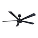 Fanimation FPD8564 TorchAire 64" Indoor/Outdoor Ceiling Fan with LED Light Kit - Black