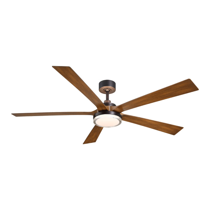 Fanimation FPD8564 TorchAire 64" Indoor/Outdoor Ceiling Fan with LED Light Kit - Dark Bronze