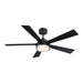 Fanimation FPD8570 TorchAire 52" Indoor/Outdoor Ceiling Fan with LED Light Kit - Black