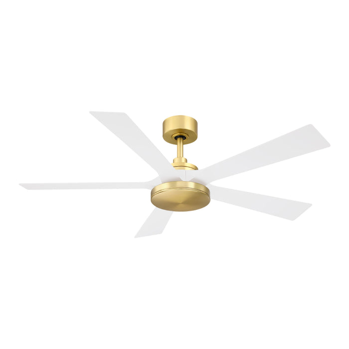 Fanimation FPD8570 TorchAire 52" Indoor/Outdoor Ceiling Fan with LED Light Kit - Brushed Satin Brass