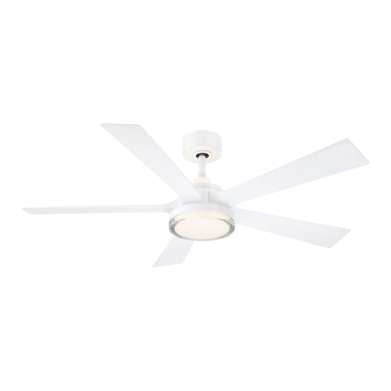 Fanimation FPD8570 TorchAire 52" Indoor/Outdoor Ceiling Fan with LED Light Kit - Matte White